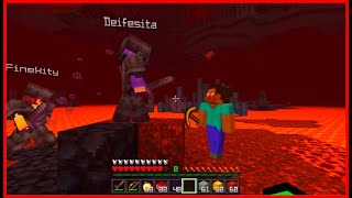 HEROBRINE NOS SIGUIÓ HASTA EL NETHER Y NOS DIMOS CUENTA QUE [upl. by Ilarin]