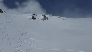 North Chute Avalanche 42520 Mt Russell Berthoud Pass [upl. by Scheck945]