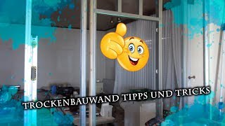 Trockenbauwand Tipps und Tricks [upl. by Odrarebe38]