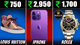 आज जानिए इन मेहेंगे PRODUCTS की असल कीमत कितनी है  Actual Price Of Overpriced Products [upl. by Oravla]