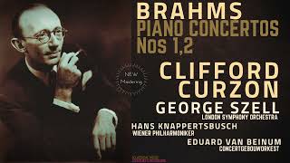 Brahms  Piano Concertos Nos 1 2 GSzell HKnappertsbusch EVBeinum  Ctrc Clifford Curzon [upl. by Nannek]