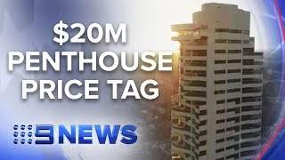 This luxury apartment is expected to fetch 20 million  is it worth it  Nine News Australia [upl. by Kirtley]