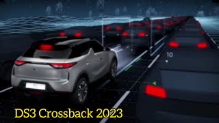 Nouvelle DS3 Crossback 2023  Intérieur Extérieur Safety [upl. by Siryt]