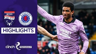 Ross County 33 Rangers  SIXGoal Highland Thriller ft Debut Amad Goal  cinch Premiership [upl. by Leumek]