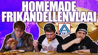 Aldi Frikandellenvlaai REVIEW Homemade recipe [upl. by Dolora]