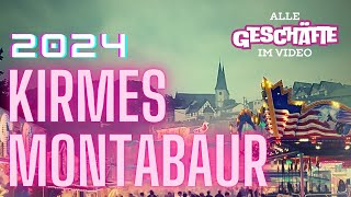 🎡🎢🎠 Kirmes Montabaur 2024 ☺️ Spaß im Westerwald 🥳 Viele Klassiker dabei ✨ 4K [upl. by Novick]