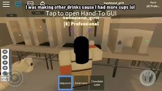 Bakiez Bakery How to make drinks ROBLOX [upl. by Hsilgne]