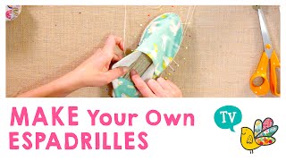 Make your own Espadrilles [upl. by Rhona661]