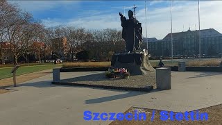 Szczecin 01 Stettin Polen 🌤 Jasne Błonie walking tour [upl. by Amarette660]