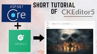 Short tutorial of CKEditor5 in Aspnet coreHow to upload fileimage using ckeditor5 in aspnet core [upl. by Hamish642]