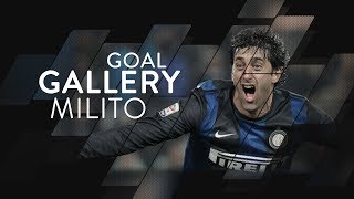 DIEGO MILITO  All of his 75 Inter goals 🇦🇷🖤💙 [upl. by Akimyt]