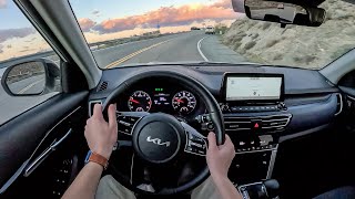 2022 Kia Seltos Nightfall Edition  POV Test Drive Binaural Audio [upl. by Notaek178]