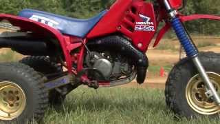 19851986 Honda ATC250R Classics Test [upl. by Prebo]