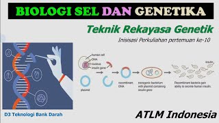 Teknik Rekayasa Genetik  Kloning Gen  Biologi Sel dan Genetika  DNA RNA  D3 Teknologi Bank Darah [upl. by Ynahpets]