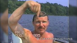 Part 159 August 2nd 1995  Gardners Lake Boat Uncle Ed  Way Family Home Videos Uncut [upl. by Vince]