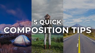 5 Quick Photography Composition Tips Shorts [upl. by Alor]