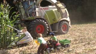 Maishäckseln XXL  Claas Jaguar 970 vs Rolly Toys  Corn Chopper [upl. by Norek]