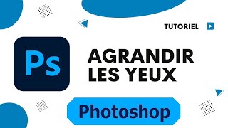 Comment agrandir les yeux sur photoshop [upl. by Nylicaj]