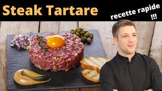 Recette STEAK TARTARE [upl. by Lucey]