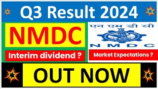 NMDC Q3 results 2024  NMDC results today  NMDC Share News  NMDC Share latest news  NMDC Dividend [upl. by Shulamith789]