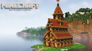 Minecraft  How to build a LIBRARY  Minecraft  LIBRARY TUTORIA [upl. by Eciruam]