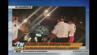 Colisión contra vehículo pesado [upl. by Neill]