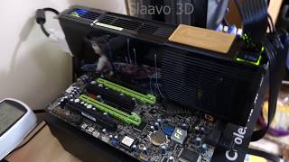 GeForce 9800 GX2 on bench [upl. by Donielle]