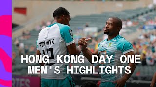 Michael Hoopers first SVNS appearance  CathayHSBC Hong Kong Sevens Day One Mens Highlights [upl. by Vanhomrigh116]