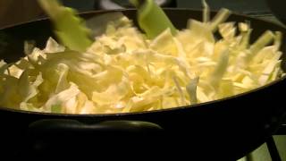 Creamy Sautéed Cabbage with Pancetta  Prepare ahead side dish [upl. by Ahtiekahs]