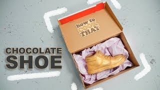 How to make a CHOCOLATE shoe How To Cook That Ann Reardon [upl. by Barta258]