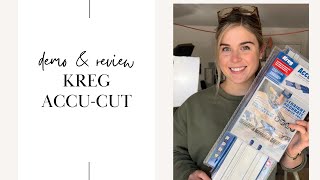 Using Kreg AccuCut Circular Saw Guide to Rip Plywood Demo amp Review [upl. by Austina270]