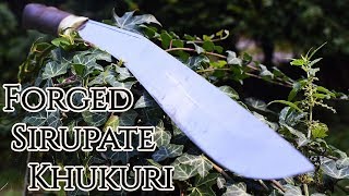 Knife Making  Forging a Sirupate Khukuri [upl. by Nylirad]