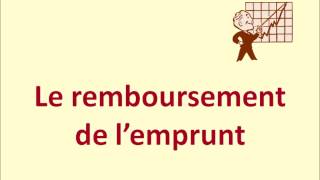 Remboursement de lemprunt [upl. by Mlawsky]