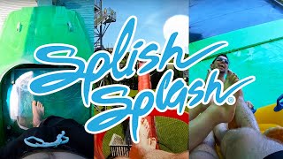 Every Major Ride at Splish Splash Water Park RANKED With OnRide Povs [upl. by Ellehsem518]