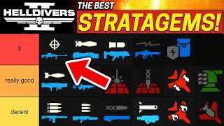 The OFFICIAL Best Stratagems Tier List in Helldivers 2 [upl. by Loesceke90]