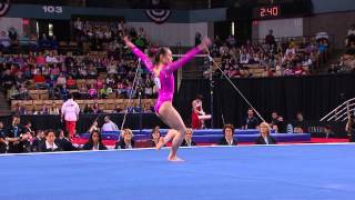 Katelyn Ohashi  Floor Exercise  2013 ATampT American Cup [upl. by Tarryn295]