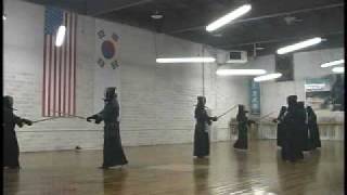 KumdoKendo Master Seongs sparring [upl. by Painter]