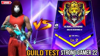 STRONG GAMER IS LIVE👻GARENA FREE FIRE 💀GUILD TEST LIVEfreefirelive gyangamingfreefirtgrnrz live [upl. by Marleen]