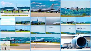 6 KC135s Arrive to Support Astral Knight Exercise  Spangdahlem Air Base [upl. by Adnoyek]