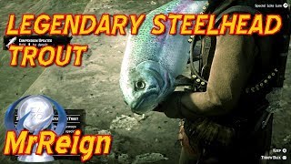 Red Dead Redemption 2  Hunting The Legendary Steelhead Trout  Location amp Tactics [upl. by Teresa]