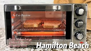 Hamilton Beach 4Slice Toaster Oven amp Pizza Maker [upl. by Nuhsyar]