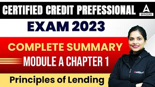 CCP Exam 2023  Complete Summary  Module A Chapter 1  Principles of Lending   CCP IIBF [upl. by Ljoka]