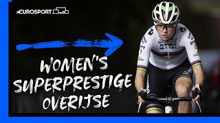 CycloCross Superprestige Overijse 2023  Van Empel Gets Third Win  Womens Highlights  Eurosport [upl. by Akeryt]