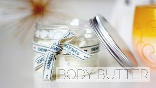 Geschenkidee DIY Body Butter [upl. by Claudio378]