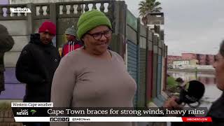 Western Cape Weather  Cape Town braces for strong winds heavy rains [upl. by Tymes]