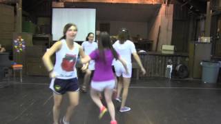 En Den Dino Camp Louise Circle Folk Dance Tutorial [upl. by Ecnarret]