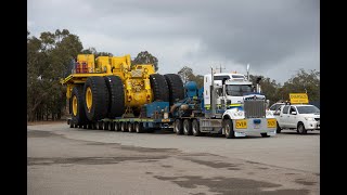 Australian Heavy Haulage  140 tonne Komatsu 830E5 [upl. by Bridgid]