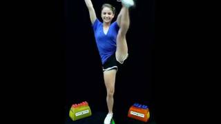 How to do a Switchup Heel Stretch Body Position to Practice Stunts  Cheerleading Stunt Stand [upl. by Ezekiel610]