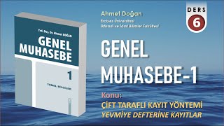 GENEL MUHASEBE 1  Yevmiye Defterine Kayıtlar [upl. by Annaierb656]