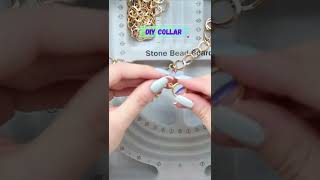 Cómo hacer COLLAR AESTHETIC de MODA 🤩 DIY [upl. by Fancie]